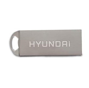 Memoria USB HYUNDAI U2BK/16 - Plata, 16 GB, USB 2.0 Memoria USB HYUNDAI U2BK/16 - Plata, 16 GB, USB 2.0